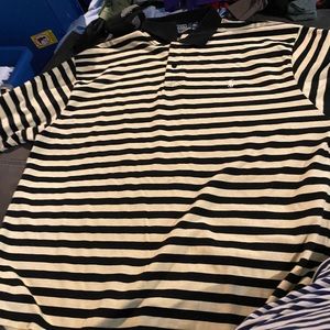 COPY - 3xl cream and black used long sleeve  polo Ralph Lauren shirt. I never w…